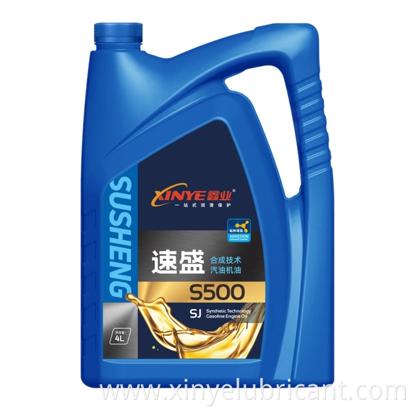 High Performance Sj Fully Synthetic Gasoline Engine Oil